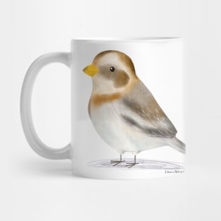 Snow Bunting Bird Mug